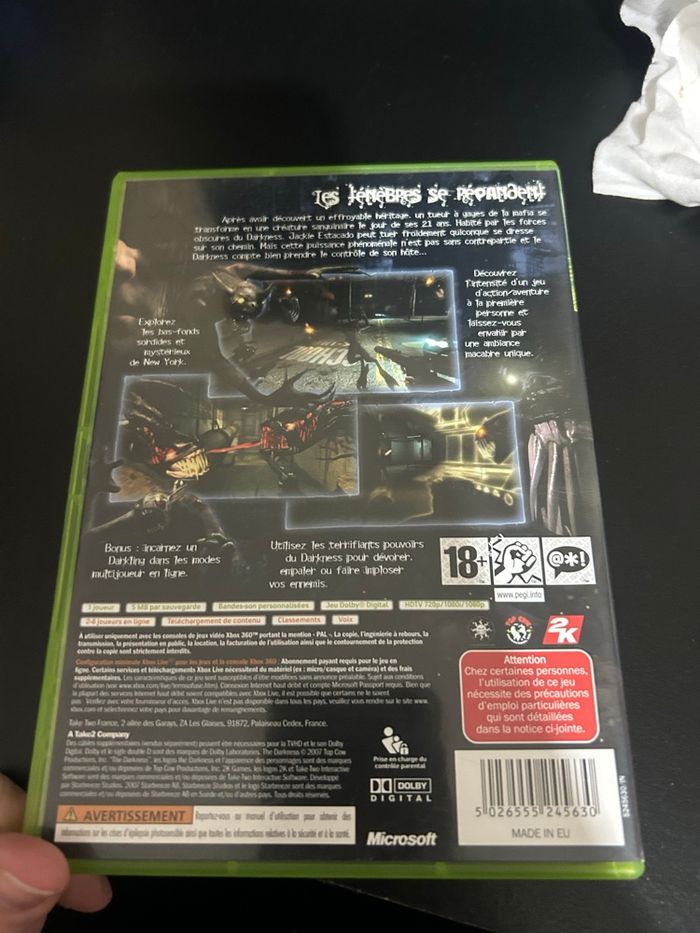 Jeux Xbox 360 darkness - photo numéro 4