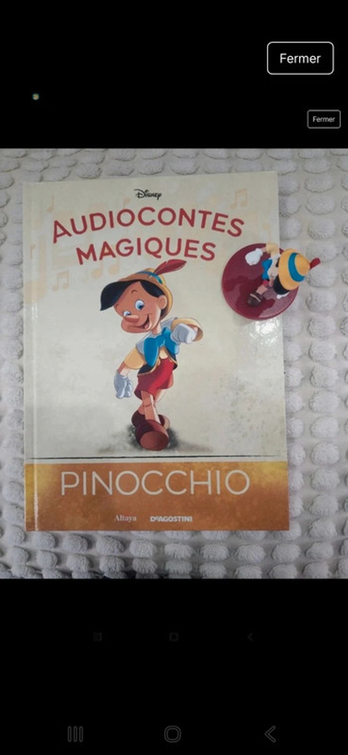 10ēme audioconte altaya deagostini livre&figurine disney audio compte comte magique magic