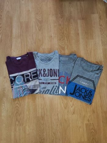 Lot de 4 T-shirt Jack&Jones taille M, TBE!