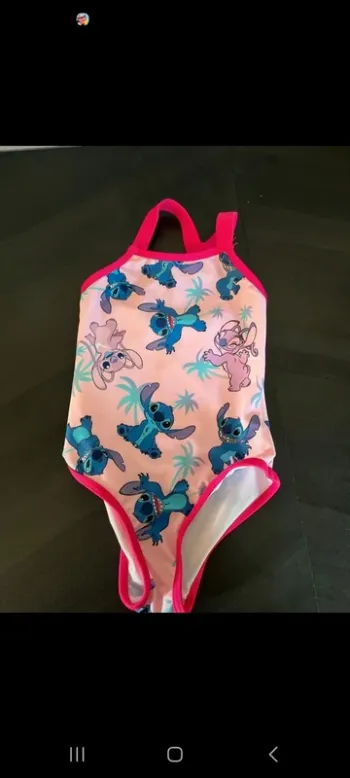 Maillot 1 pièce disney stitch