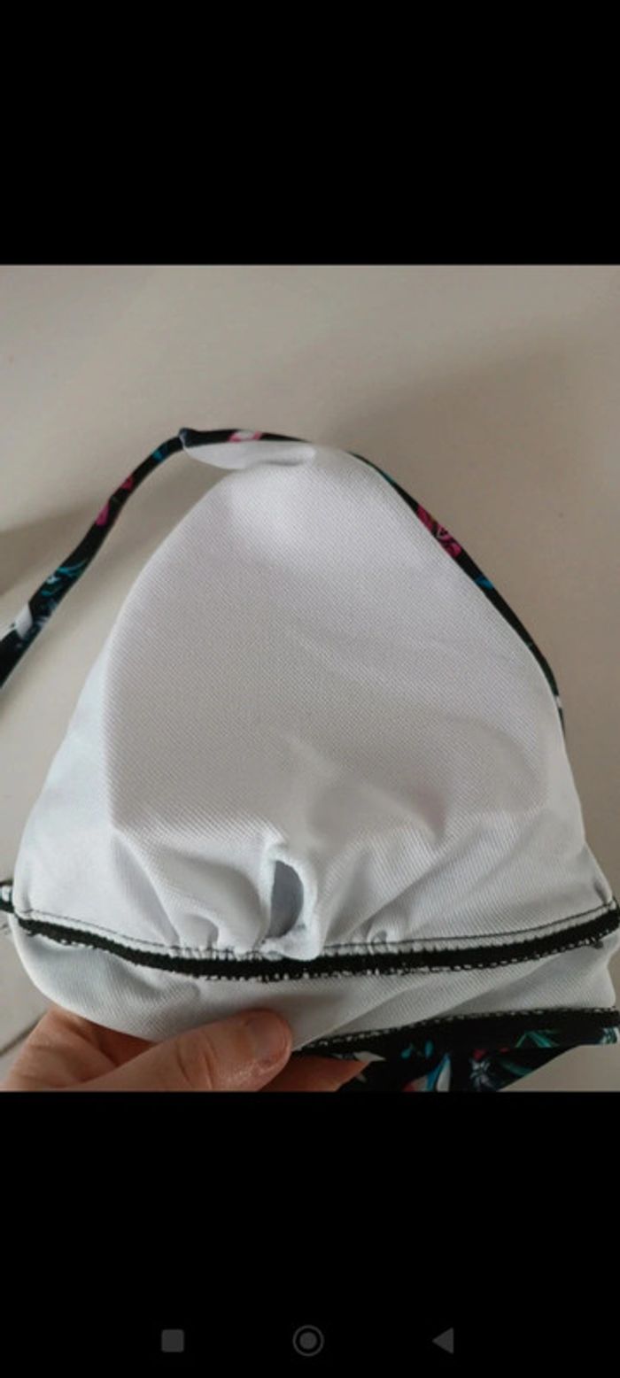 Haut maillot de bain 2 pièces fleurie - photo numéro 9
