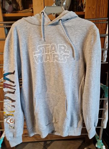 Sweat gris à capuche homme_ Star Wars _ taille M