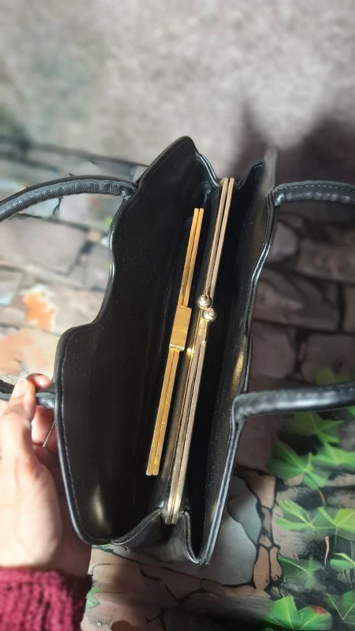 Ensemble sac vintage pochette made in France - photo numéro 14