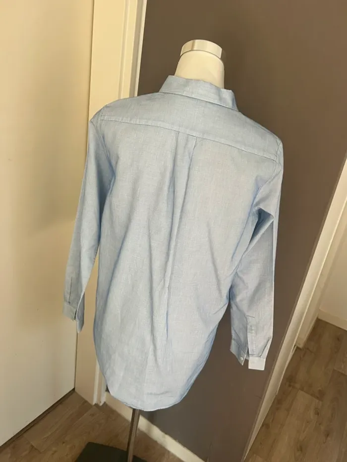 Cos chemise longue femme en coton, coupe oversize bleu  Taille 38. État neuf - photo numéro 4