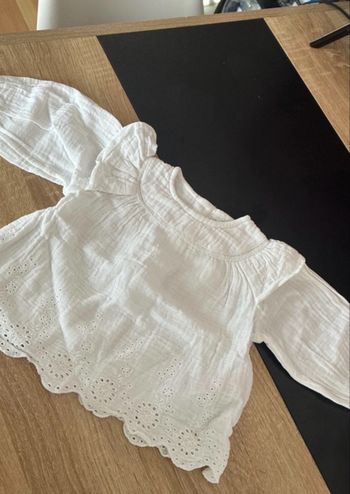 Blouse fille 3mois neuve