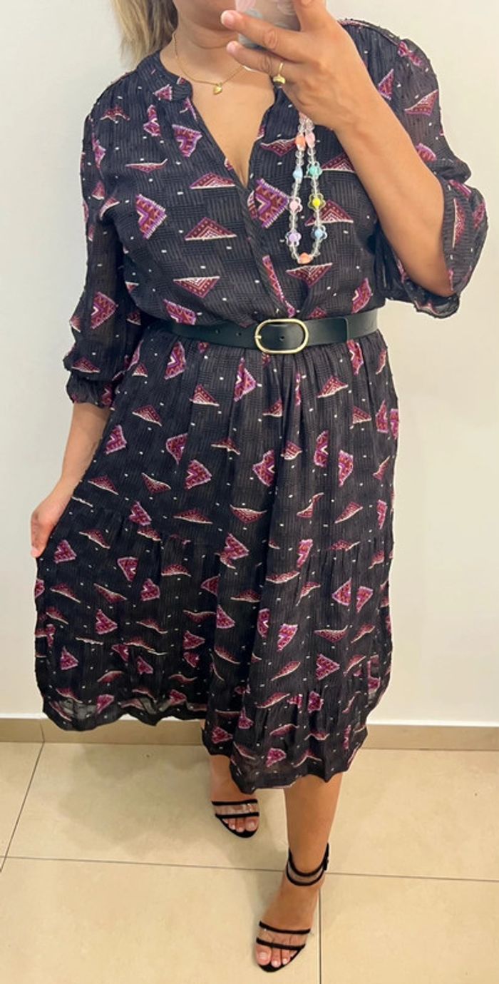 Robe Calliope  Ba&sh Imprimée Taille 38 - photo numéro 2