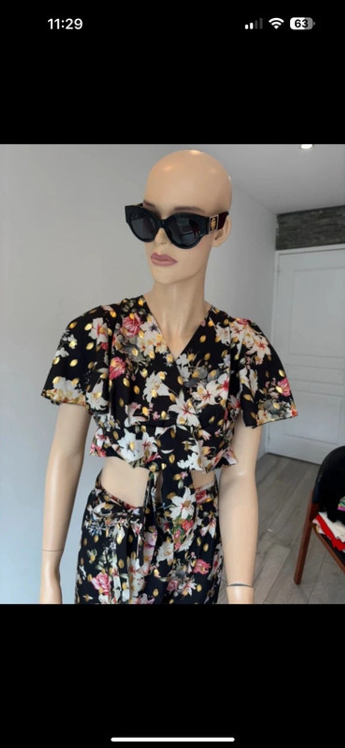 Ensemble fleuri New Collection – Neuf – Taille M – Été 2025 - photo numéro 9