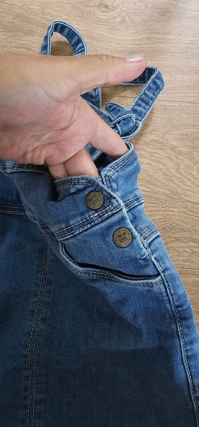 Belle robe en jean 3ans 98cm tape a l'oeil - photo numéro 4