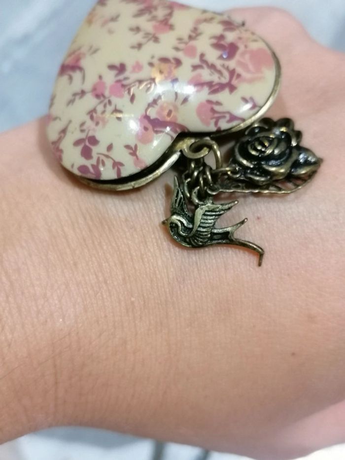 Collier sautoir cœur vintage 📿 - photo numéro 9