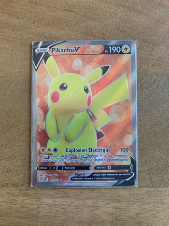Carte Pokemon Pikachu V 157/172