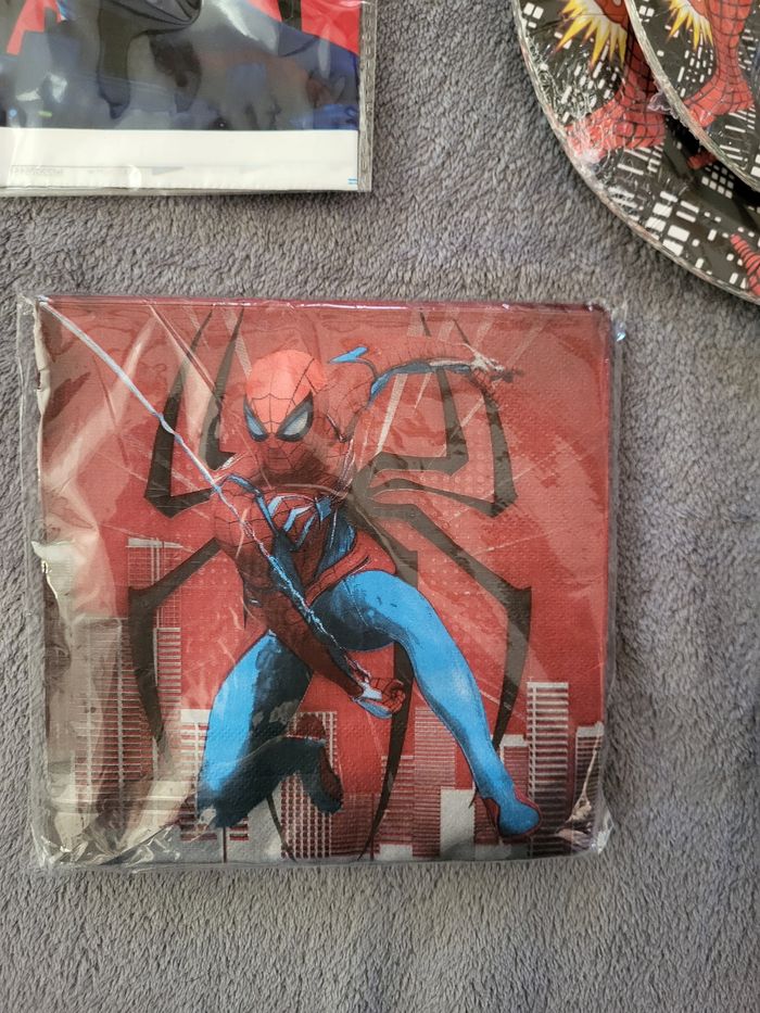 Lot décoration spider man - photo numéro 2