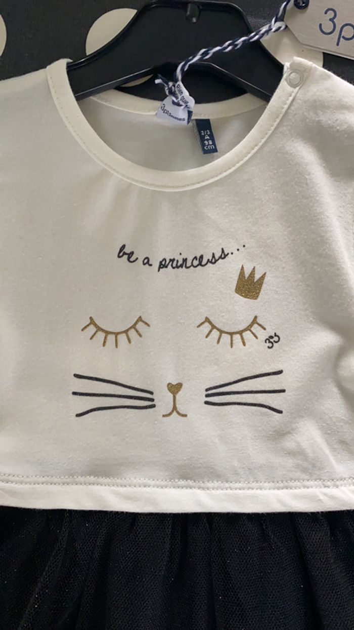 Robe 3 pommes 2-3 ans (98) neuve étiquetée - photo numéro 2