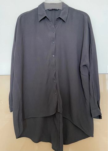 Chemise ample gris anthracite femme M