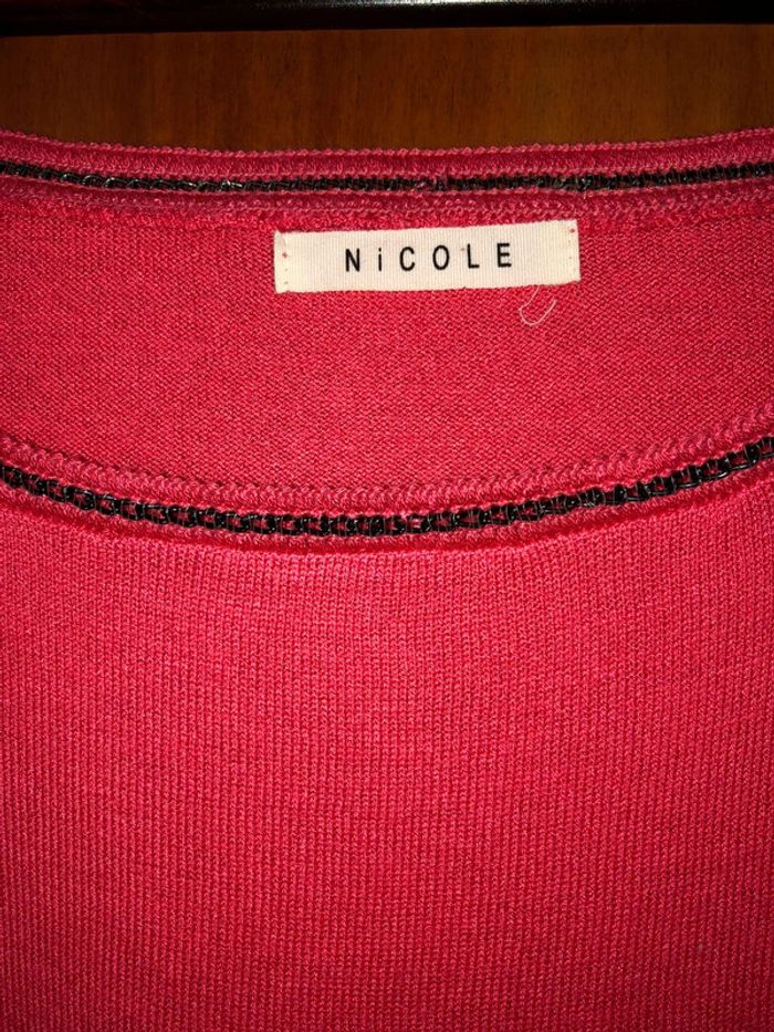 T-shirt rouge 38/40 Nicole - photo numéro 2