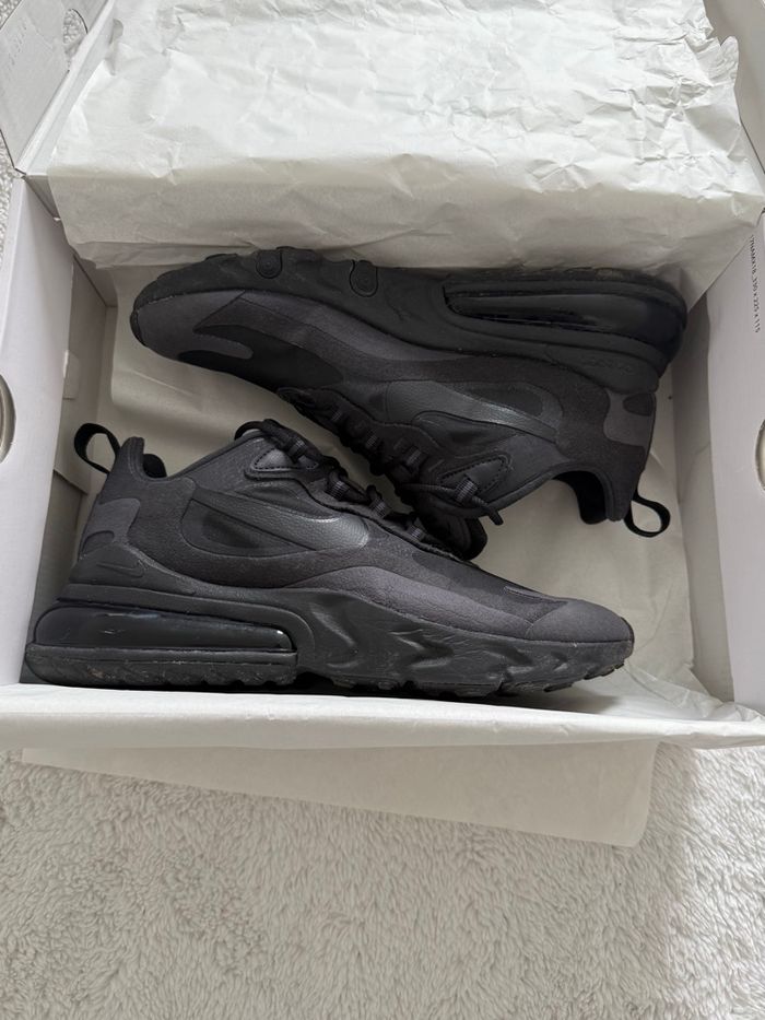 Nike Air Max 270 React - Noir / Gris pétrole - photo numéro 4