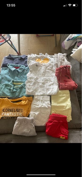 Lot vêtement été 6 mois 