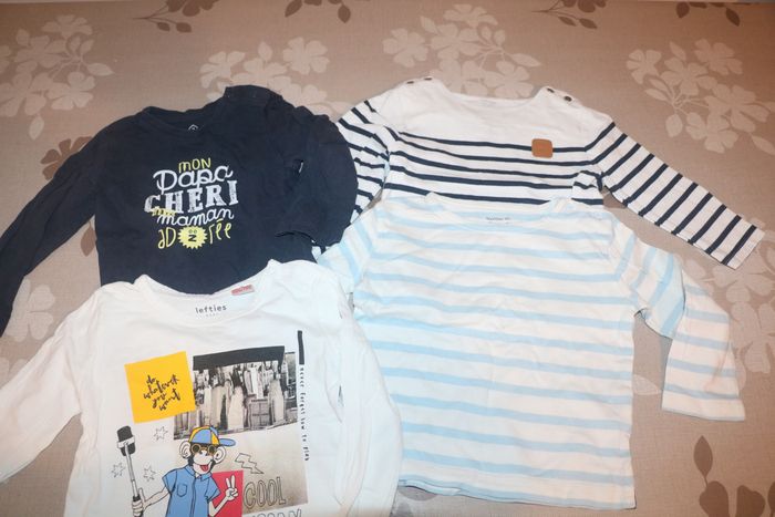 Lot de t-shirts manches longues