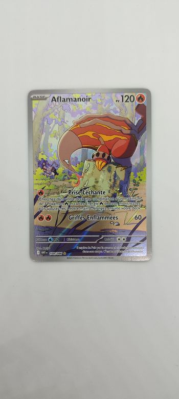 Carte pokémon aflamanoir 104/086