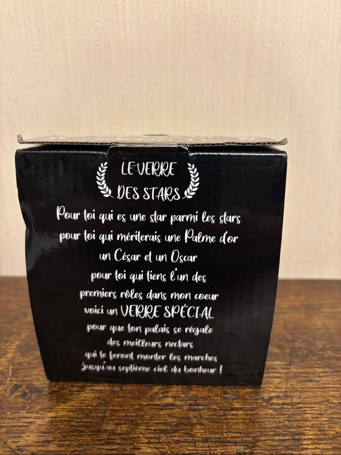 verre à cocktail humoristique  « Le verre des Stars » - photo numéro 3