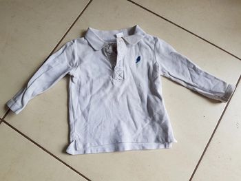 Polo manches longues garçon 18 mois