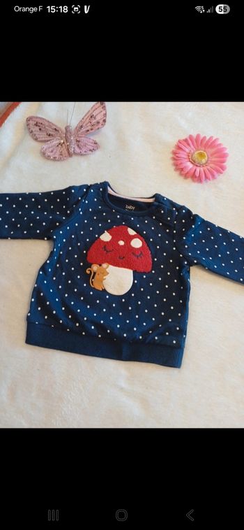 Sweat bébé taille 3 mois