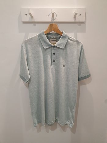 Polo Corfou vert d'eau stretch Taille XXL (taille très petit)