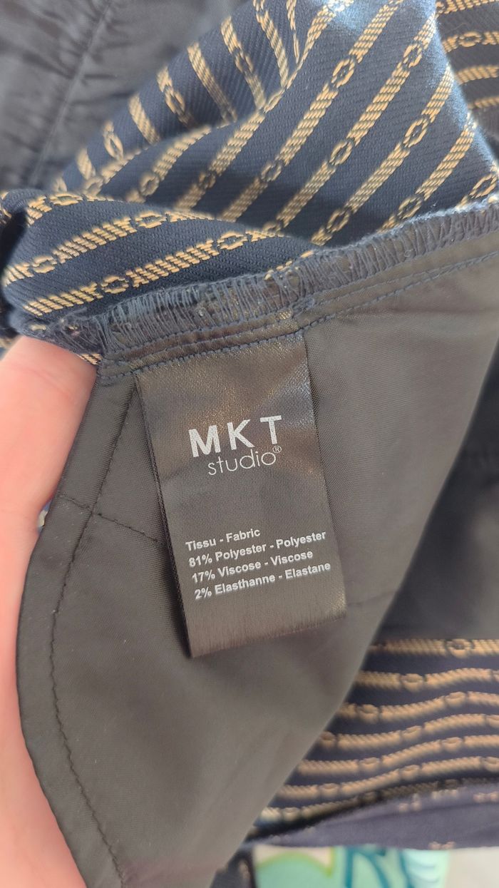 🌺 Pantalon de tailleur imprimé - MKT Studio - T42 🌺 - photo numéro 9