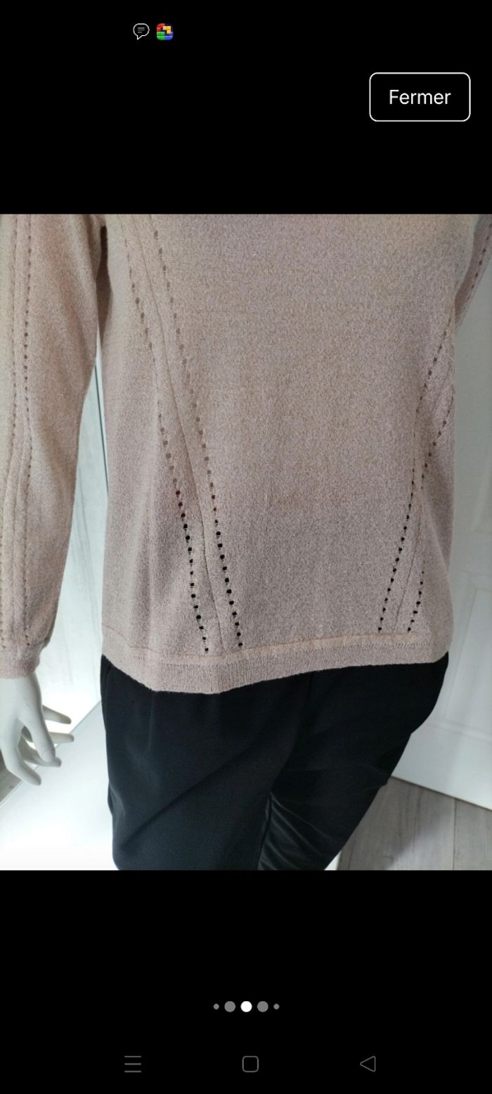 Pull brillant col rond - photo numéro 5