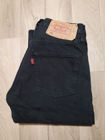 Levi’s 501 – Noir  - coupe droite – W27 L34 – FR 36 / S – Taille Haute – Très Bon État