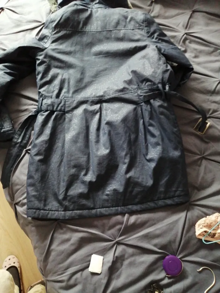 Blouson bleu pailleté - photo numéro 5