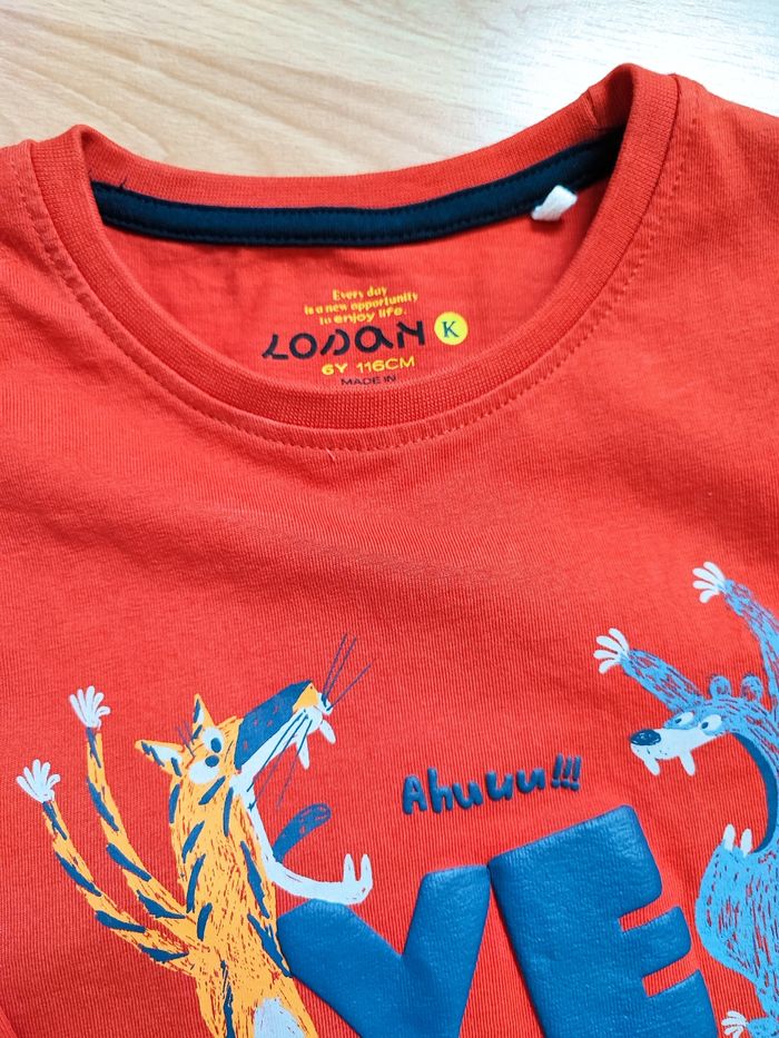 Lot de 2 t-shirts ML neufs Losan en Taille 6 ans - photo numéro 4