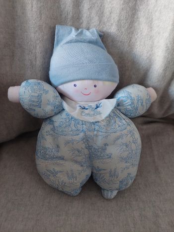 Corolle - doudou de chiffon bleu 1994