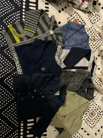 Lot de 7 pull gilet 12 mois