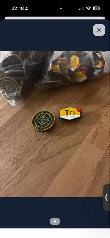 Pins pour crocs stone island TN