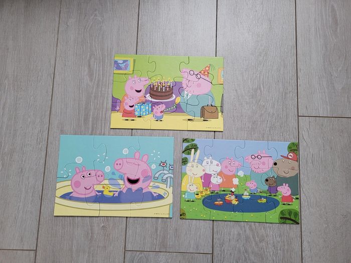 Lot puzzle peppa pig - photo numéro 4