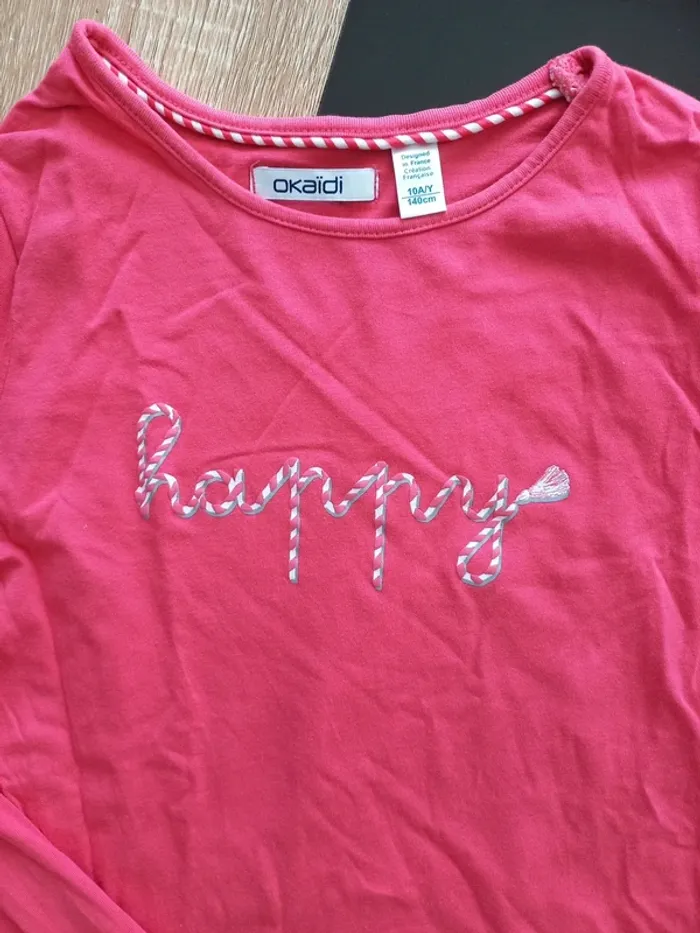Tee-shirt manches longues 10ans - photo numéro 3