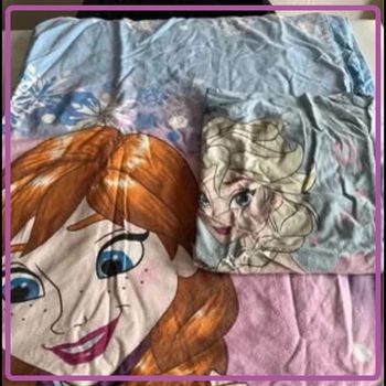 Housse de couette et taie d oreiller reine des neiges