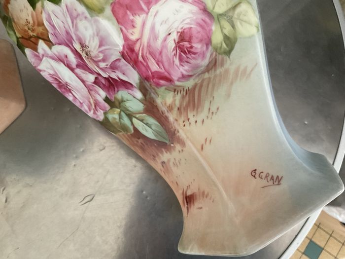 Lot de 2 vases B&C Bernardaud Limoges - photo numéro 10