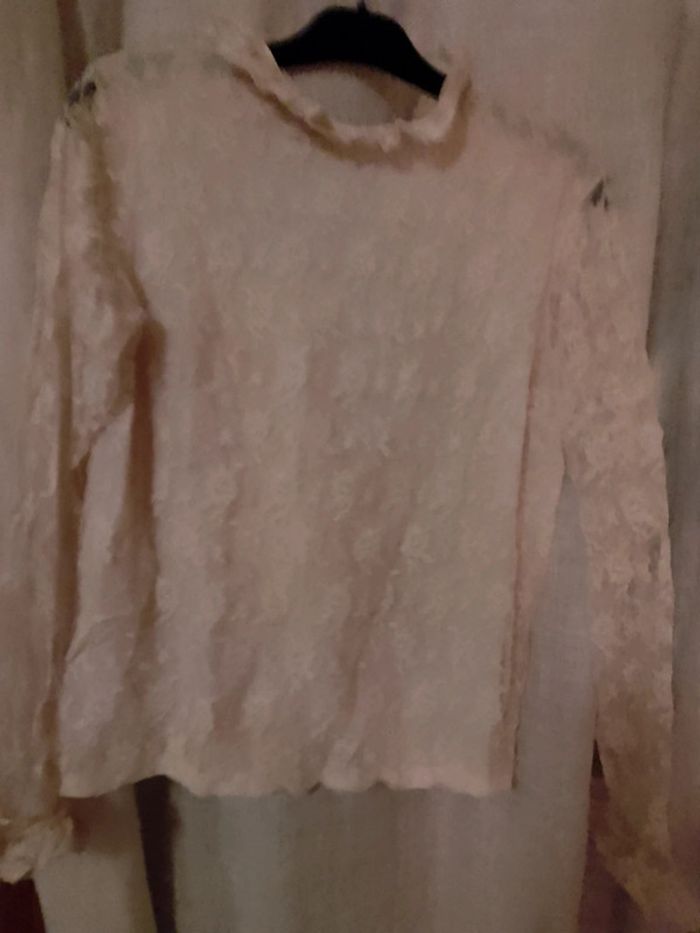 Chemise en dentelle ivoire - photo numéro 2
