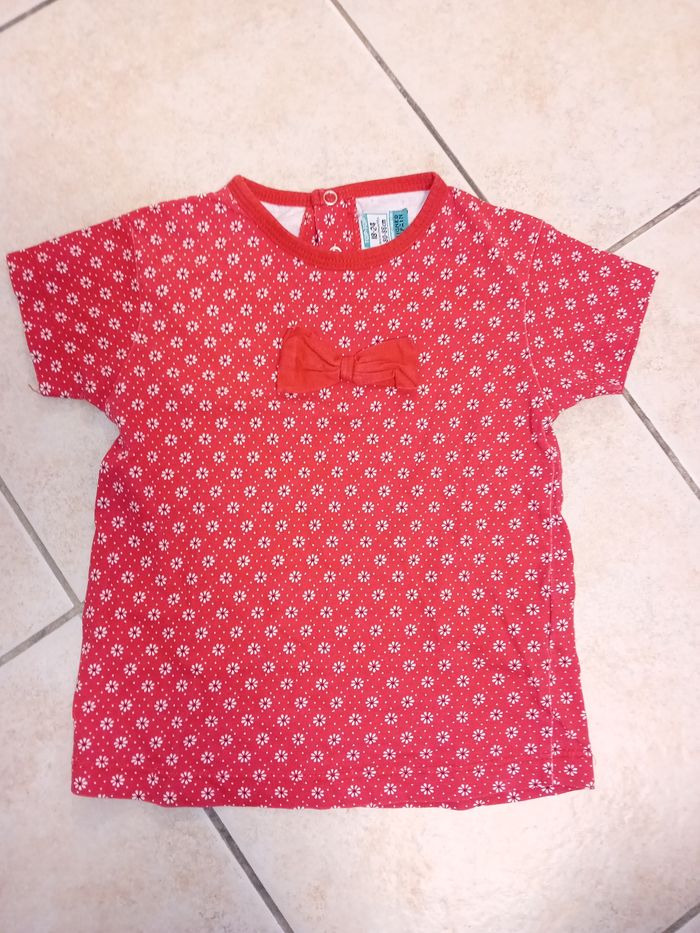 Tee-shirt rouge 18 mois