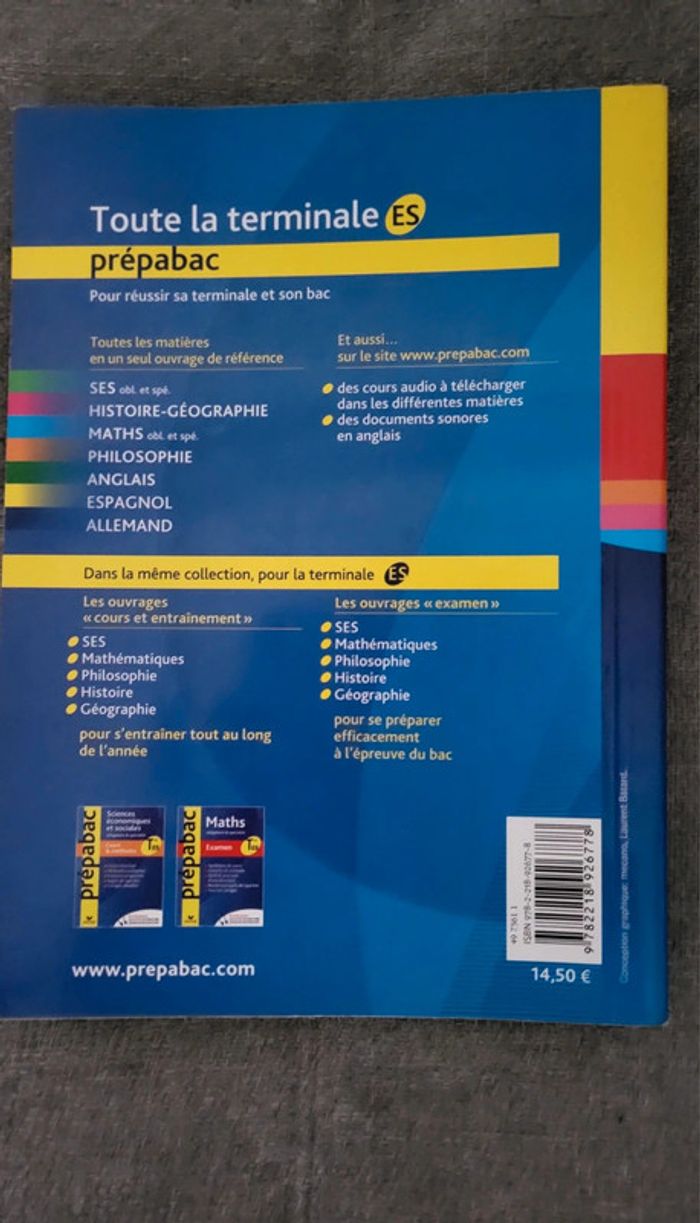 🟣 Prépabac Terminale ES 🟣 - photo numéro 2