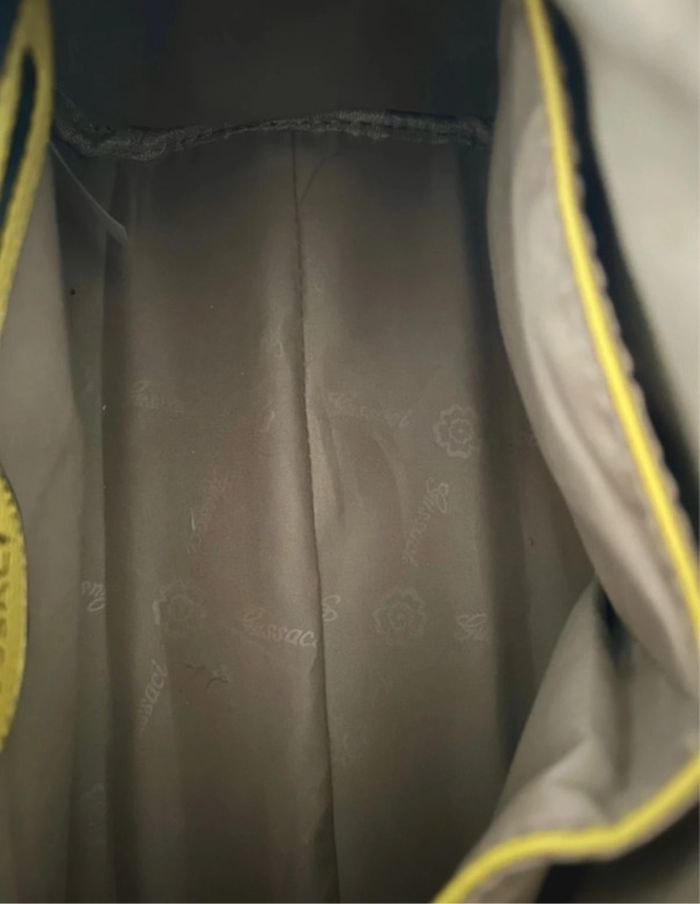 Sac à main jaune avec petite pochette  - Gussaci - Neuf - photo numéro 5