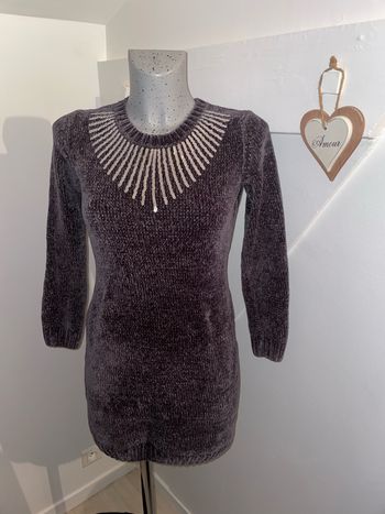 Jolie pull robe à sequin