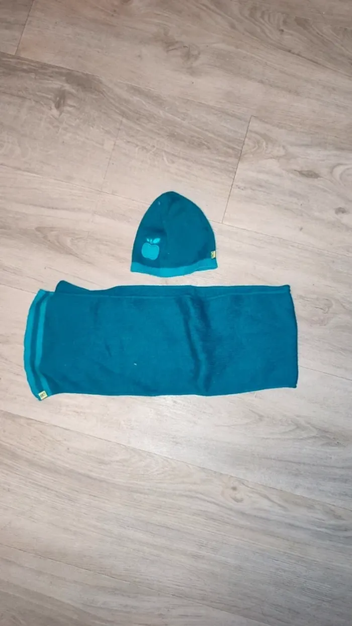 Bonnet + écharpe assortie - bébé 3/12 mois