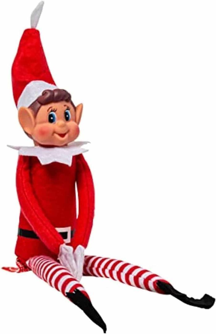 Lutin farceur jouet deco Noël 40cm neuf sous blister