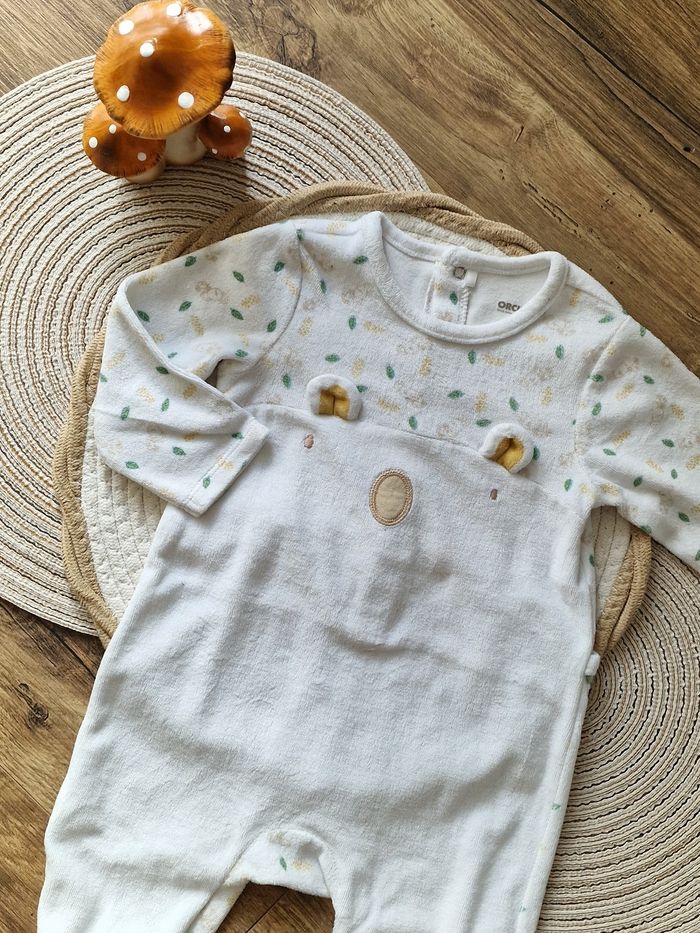 Pyjama velours mixte – Orchestra – 12 mois - photo numéro 2