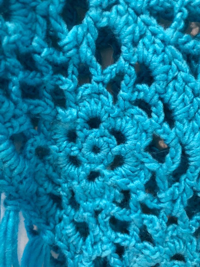 Poncho bleu 34/36 - photo numéro 4