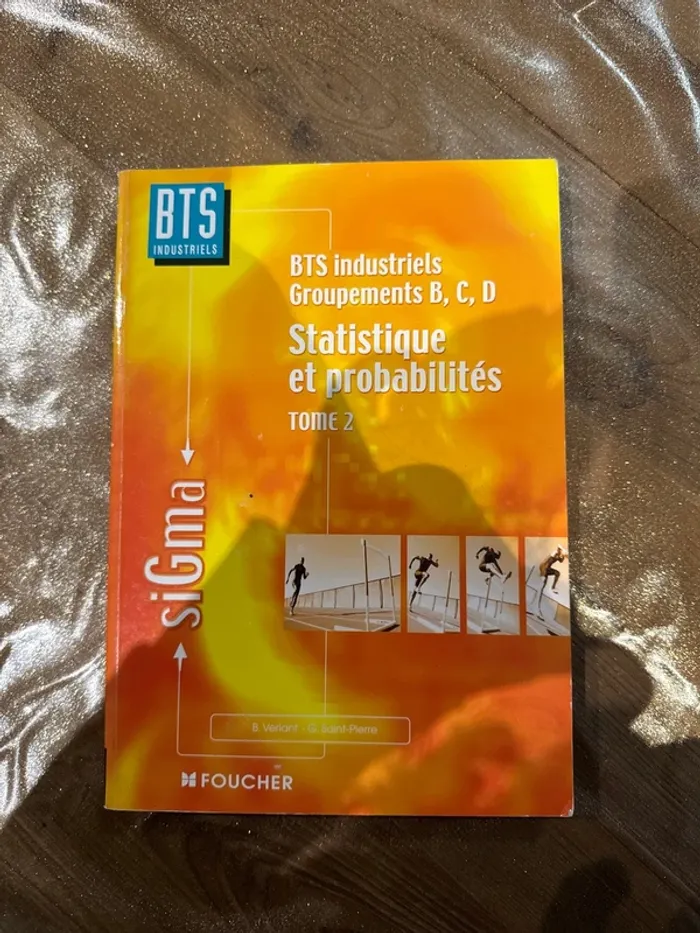 Livre BTS, industriel, groupement, BCD, statistiques et probabilité, tome deux