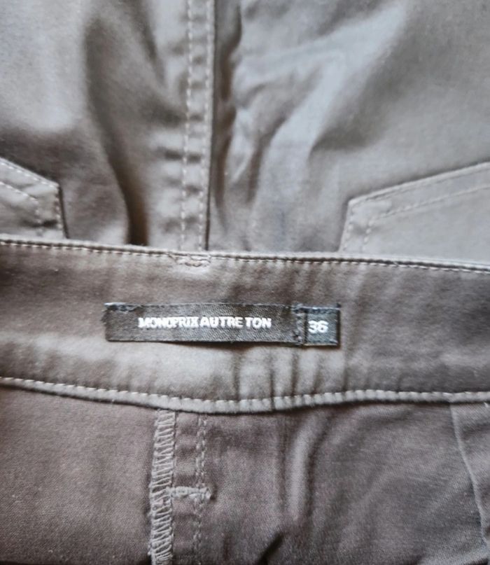 Jupe courte marron Monoprix T36 – Très bon état - photo numéro 7