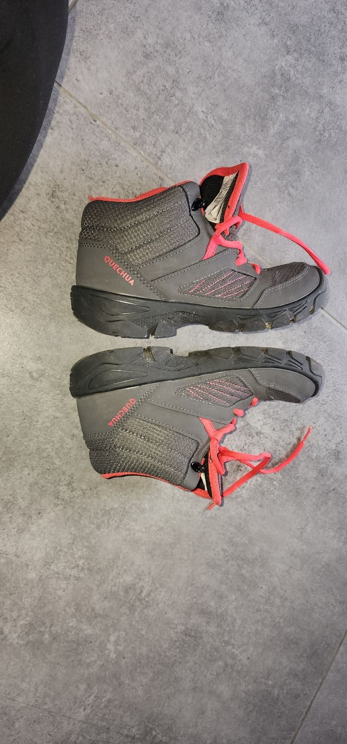 Paire de chaussures de randonnée MH100 MID TW quechua taille 36 - photo numéro 6